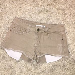 Brown/tan forever21 shorts